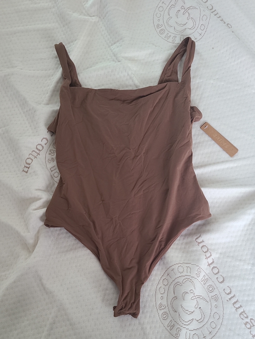 SKIMS Womens Bodysuit In Color JASPER/brown